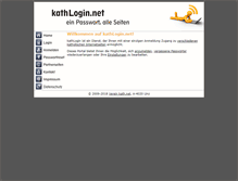 Tablet Screenshot of kathlogin.net